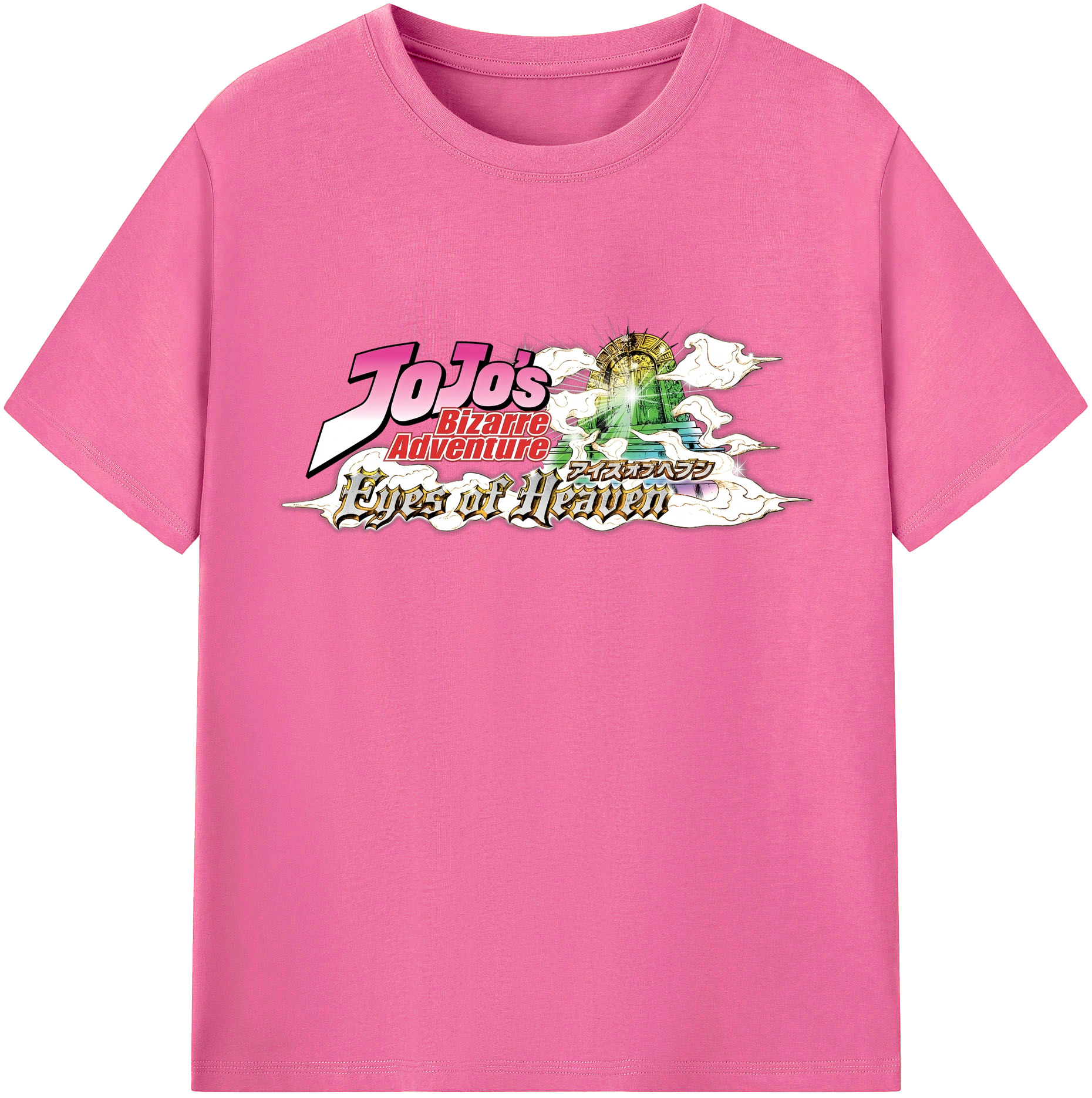 （画像用） ジョジョの奇妙な冒険 JoJo's Bizarre Adventure レディースカジュアルプリントTシャツ（綿100％）
